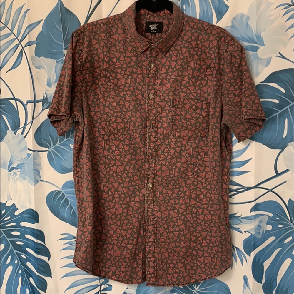 Men’s Medium Cotton On Short Sleeve Button-up